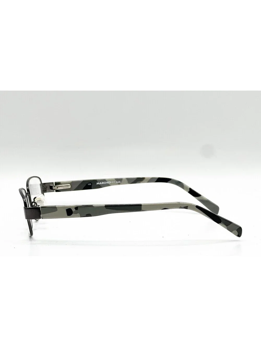 Marchon Nyc Kids Oliver 033 Black Camouflage Authentic Eyeglasses 47-16-125